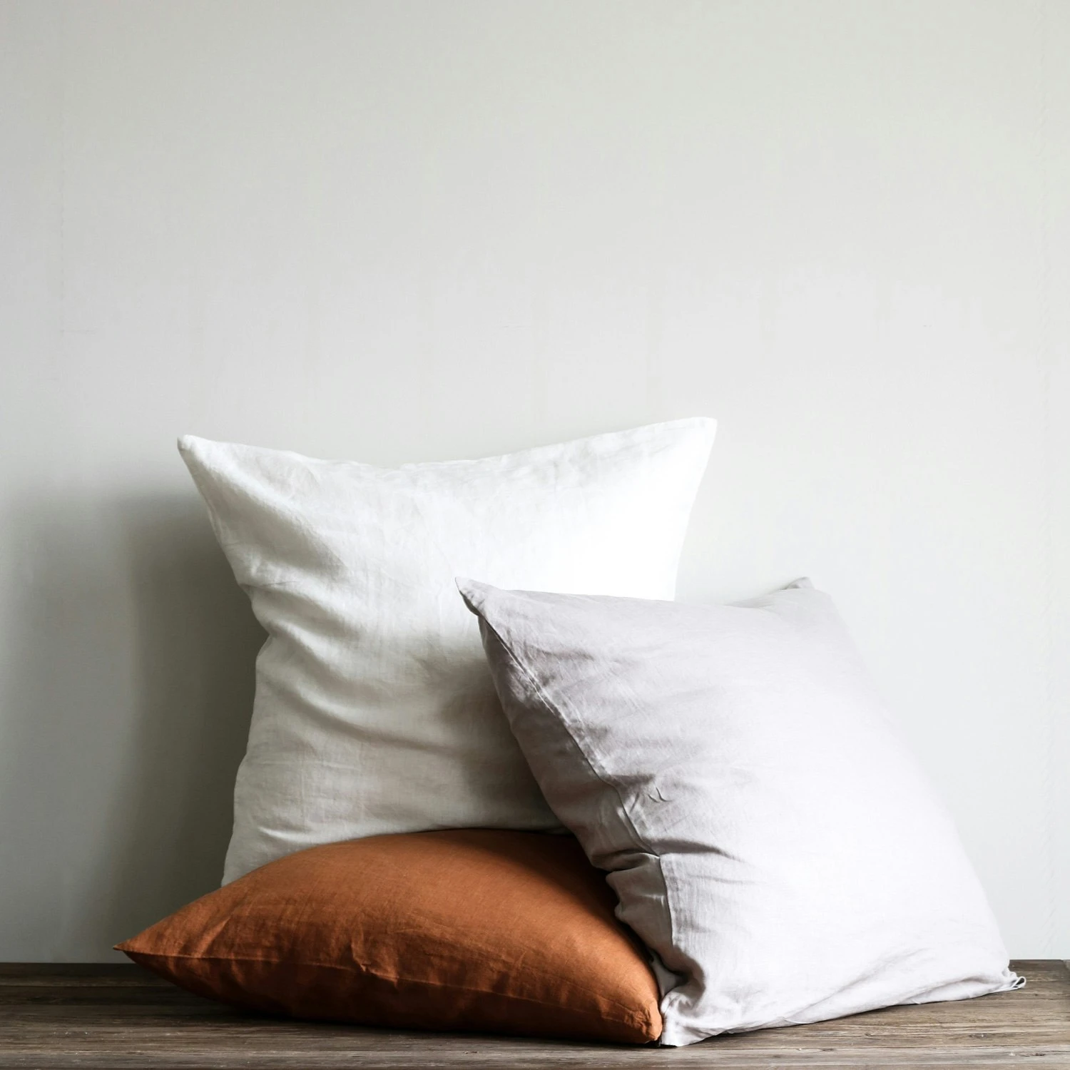 Linen Kussensloop 65x65 Cm, Warm Grijs - Image 2