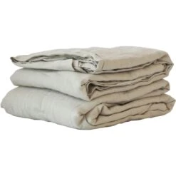 Tablecloth Linen 160x330, Warm Grey