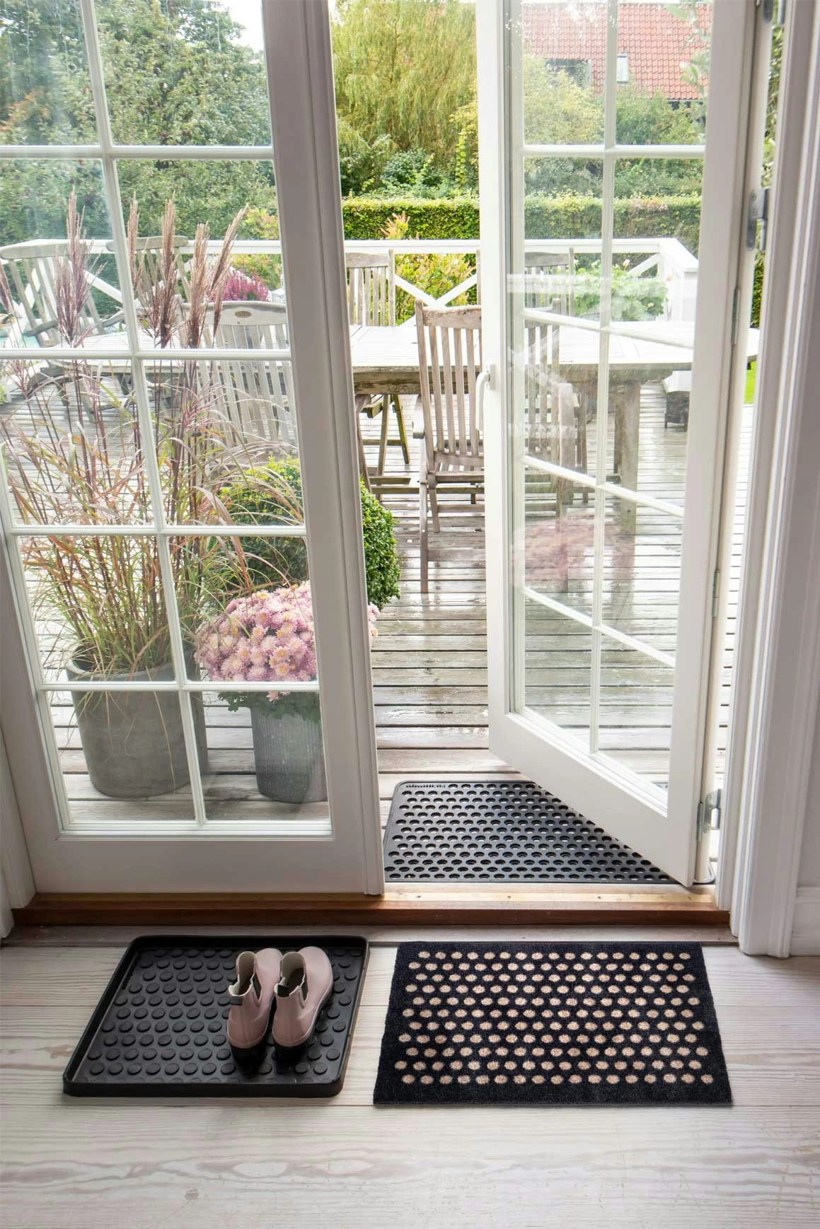 Dot Deurmat, Zwart / Beige, 60x40 Cm - Image 4