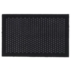 Dot Deurmat 60 X 90 Cm, Zwart/Grijs