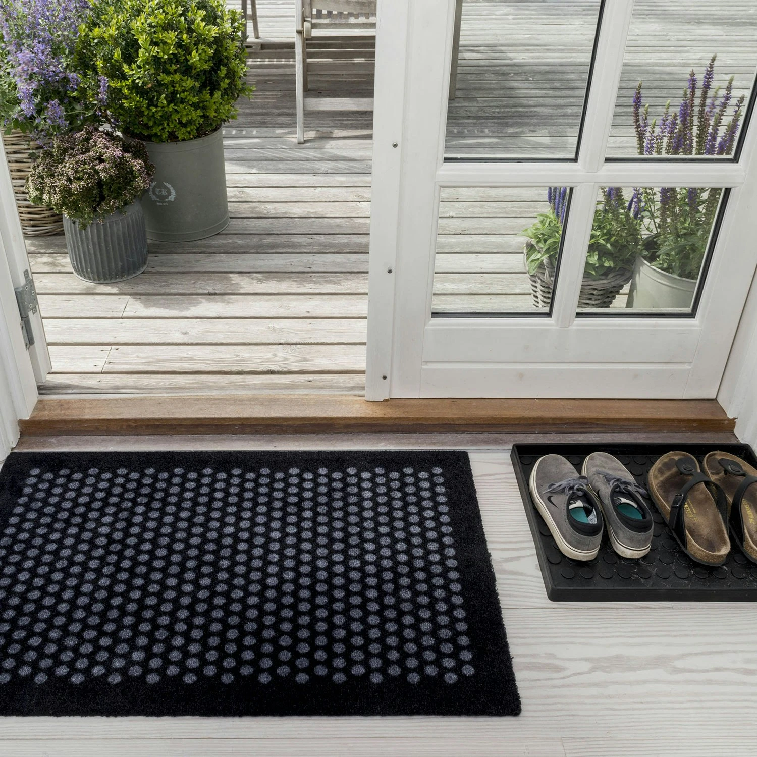 Dot Deurmat 60 X 90 Cm, Zwart/Grijs - Image 4