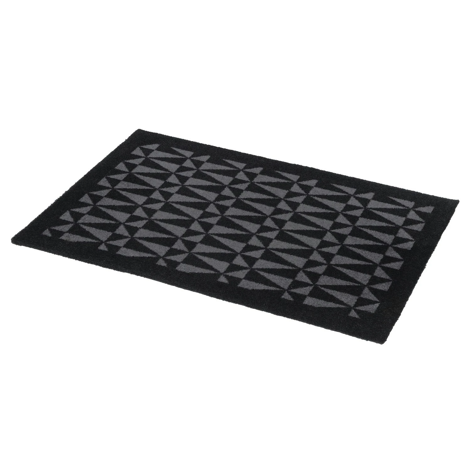 Graphic Doormat 60x90cm, Black/Grey - Image 2