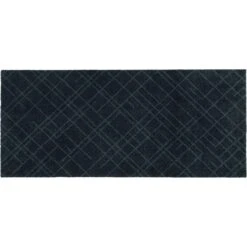 Lines Rug 67x150 Cm, Dark Grey