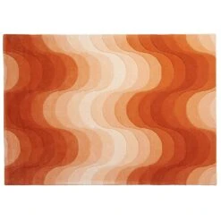 Verpan Wave Carpet 170x240 Cm, Orange